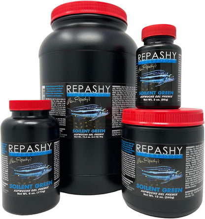 Repashy SuperFoods Soilent Green gel formula preparation and nutritional facts label