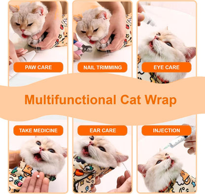 Lovely Caves pet grooming wrap machine washable fabric pattern view