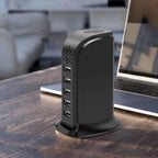 Close up of Hskah 1080P hidden camera lens on charger