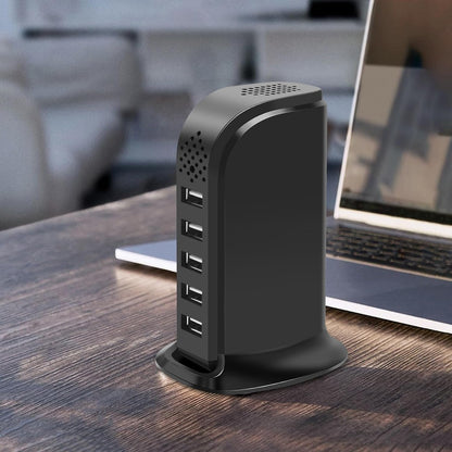 Close up of Hskah 1080P hidden camera lens on charger