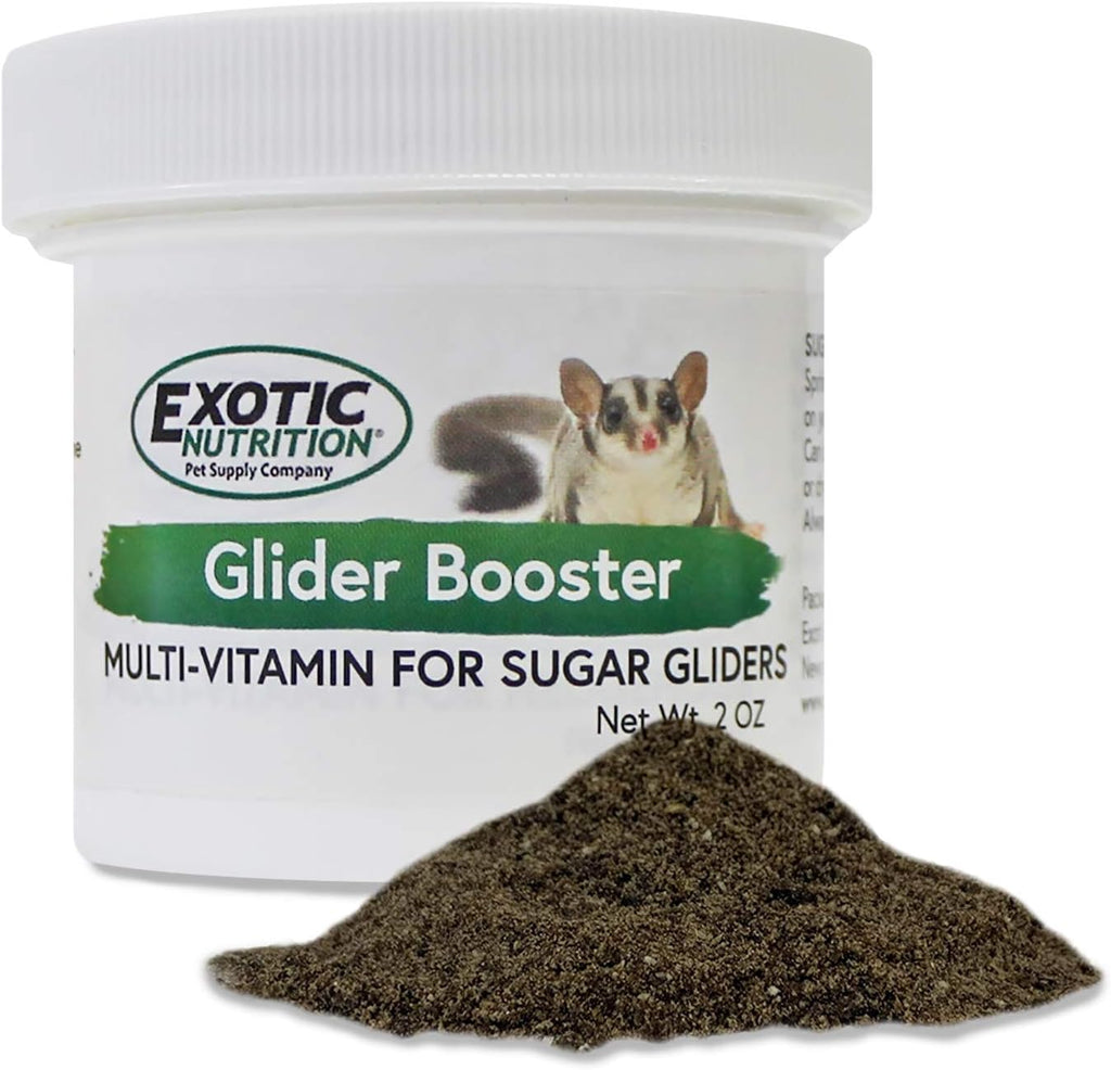 Exotic Nutrition Glider Booster multivitamin powder front view jar