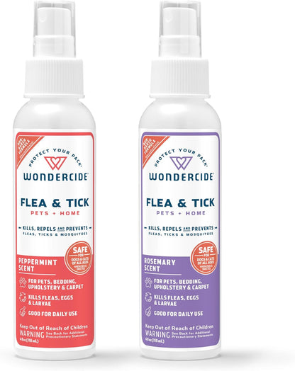 Wondercide - Flea, Tick and Mosquito Spray for Dogs, Cats, and Home - Flea and Tick Killer, Control, Prevention, Treatment - with Natural Essential Oils - 4 oz Lemongrass & Cedarwood 2-Pack - Image 7