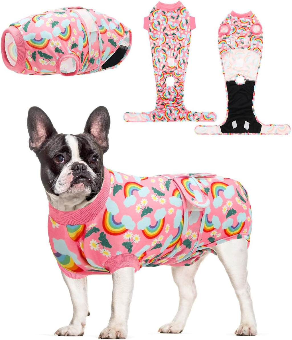 CuteBone Dog Surgery Recovery Suit Cat Surgical Onesie Female Body Suits Male Prevent Pet from Licking Wounds SSF01XS - Image 9