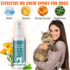 Natural bitter apple deterrent spray for dogs and cats