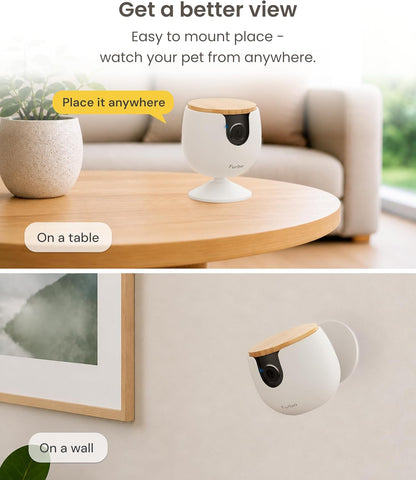 Furbo Mini Pet Camera [Subscription Required] Unlock Camera w/Paid Plan: Home Security with Dog & Cat Safety Alerts, 2-Way Audio, Mountable Smart Cam (Low Risk, 3mo Min. Cancel Anytime) - Image 12