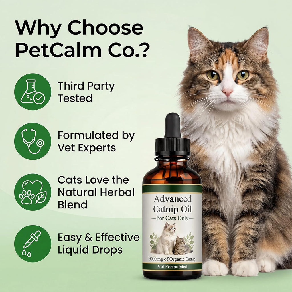 USA imported PLYNXE catnip essential oil dropper bottle for immune support