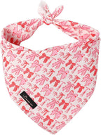 ARING PET Summer Dog Bandana-Cute Blue Dog Bandanas, Comfortable Pet Scarf Dogs Triangle Bibs for Small to Large Boy Girl Dogs and Cats - Image 15