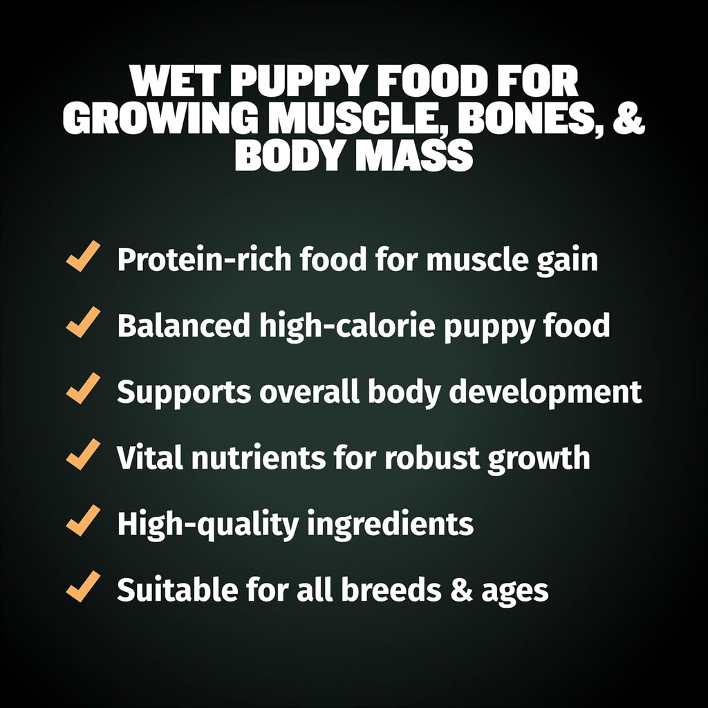 Bully Max nutritional value and vitamins label detail