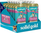 Solid Gold Bone Broth Cat Food Topper - Limited Ingredient Lickable Cat Broth Pouches w/Chicken Protein Shreds & Collagen for Hydration & Gut Support - Easy to Serve Gravy for Cats Meal Topper - 12ct - Image 10