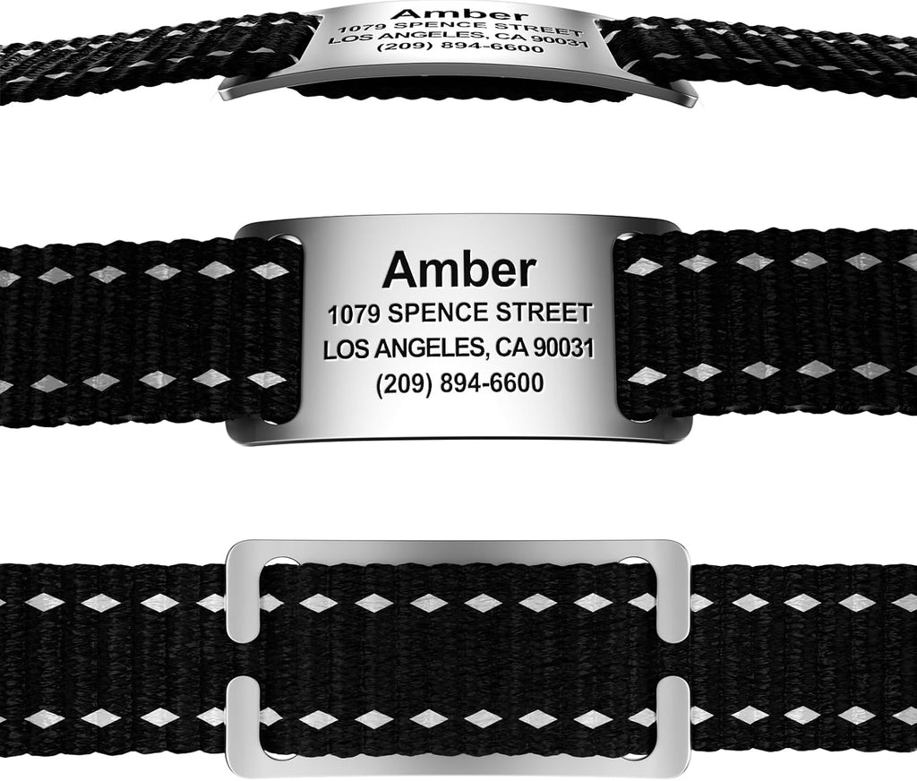 TechMark authentic imported stainless steel custom engraved dog identification accessory