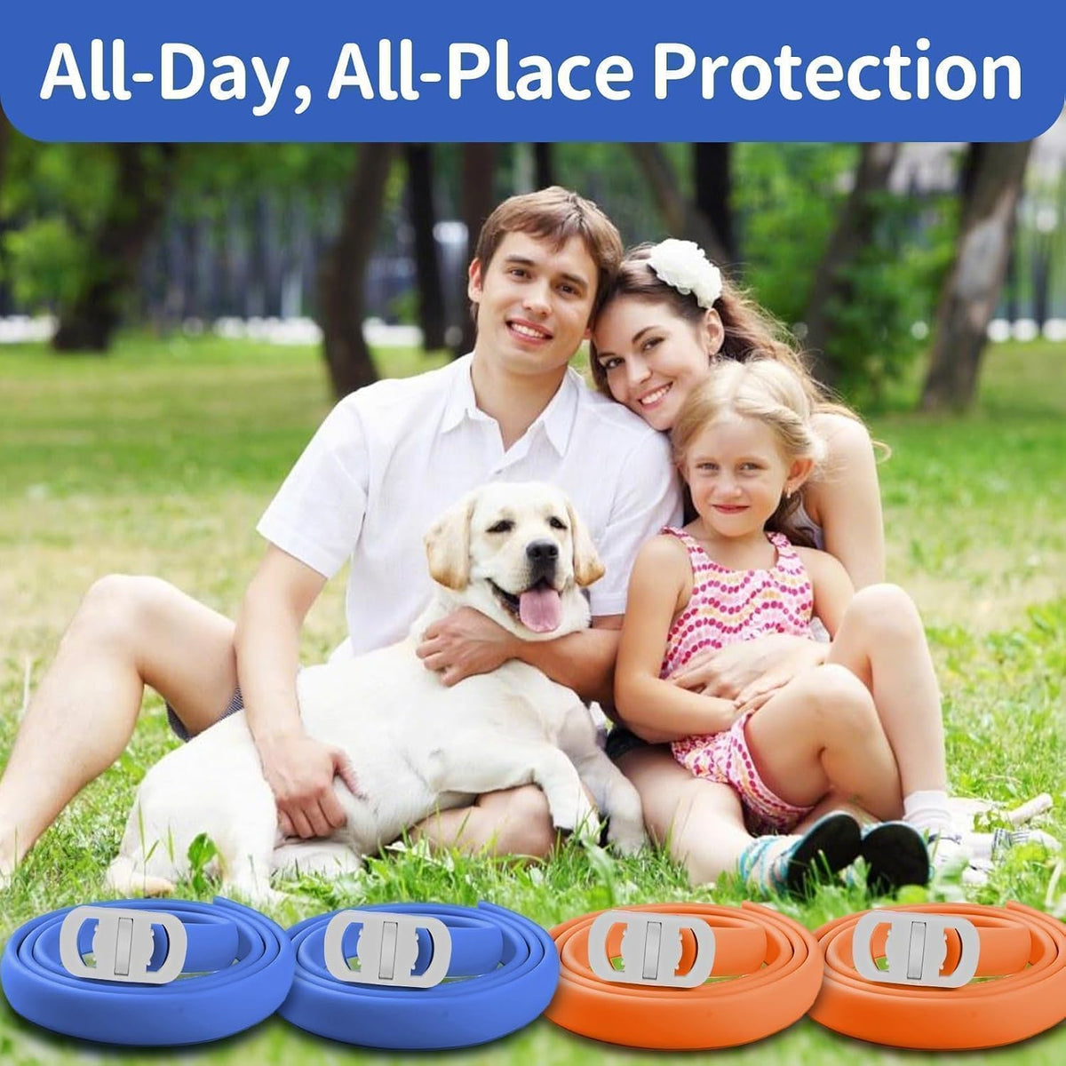 Vicsom flea and tick collar for small and large dogs