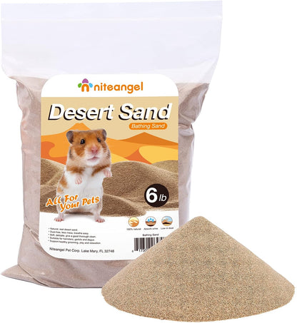 Niteangel Hamster Desert Bath Sand | No-Dust Bath or Potty Litter for Hamster Chinchillas Gerbil Mice Degu or Other Small Pets - Image 12