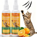 Pjordo 2 Pieces Cat Deterrent Spray front view bottle set