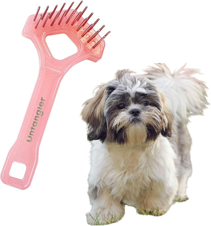 Mini-Rake V-Shaped with 1" Long Double-Row Rotating Teeth (AquaBlue) - Image 11