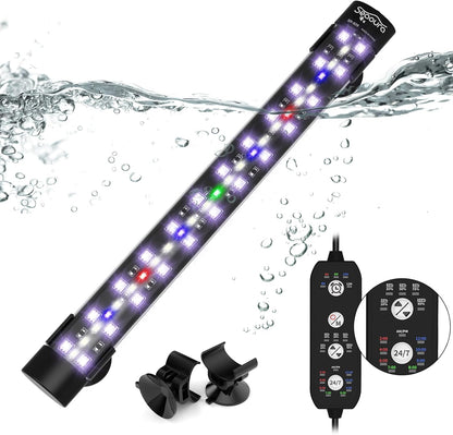 Seaoura 15 inch aquarium light product dimensions