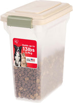 IRIS USA Dog Food Storage Container, Airtight Lid, 2-Cup Scoop, Up to 13 Pounds Pet Food Storage, Versatile Pet Food Bin, Treats, BPA Free, Dark Gray - Image 14