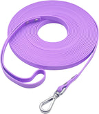 Dog Training Long Leash Waterproof Long Line Heavy Duty Outdoor Recall Lead 10ft 15ft 20ft 30ft 50ft for Small Medium Large Dog (Mint Green, 10FT) - Image 11