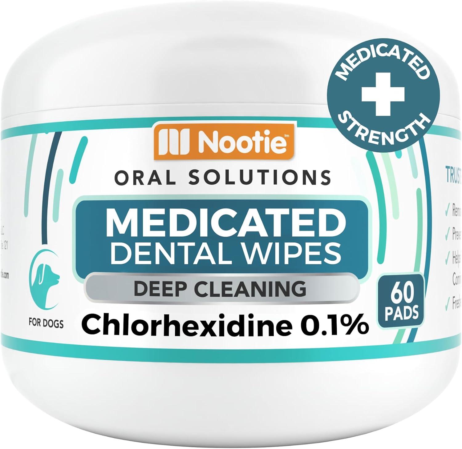 Authentic Nootie pet dental product 4 ounce bottle