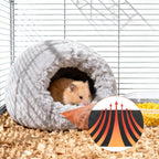 Magiclulu hamster heating mat in a small animal habitat setting