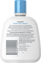 Cetaphil Gentle Cleanser, Hydrating Face Wash, Sensitive Skin, 4oz, 3ct - Image 9
