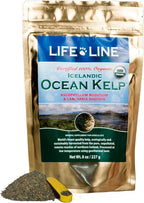 Healthy dog with shiny coat after using Life Line kelp supplement