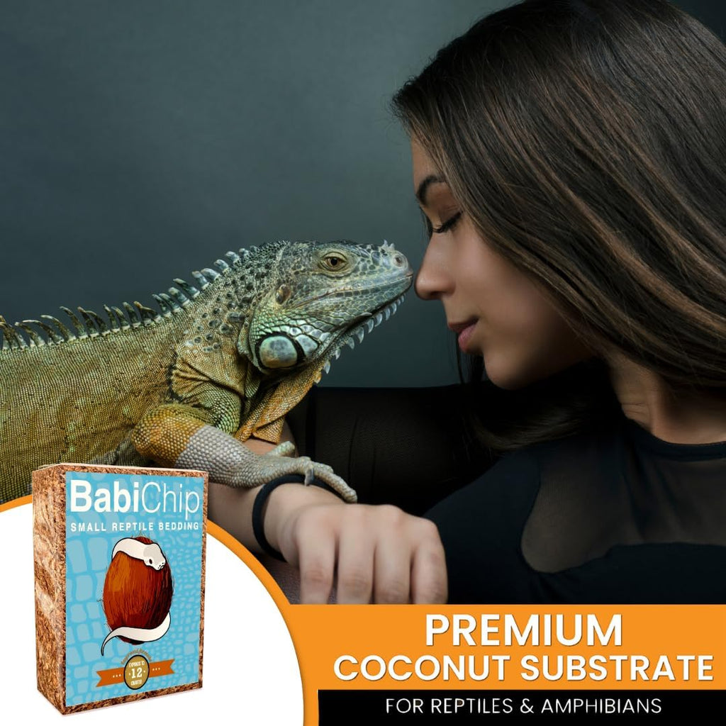 Side profile of the packaged reptile substrate bag