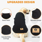 Kooltail 2 pack dog t-shirts for large breeds