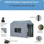 Premium 600D Oxford fabric pet shelter protection with clear transparent viewing window