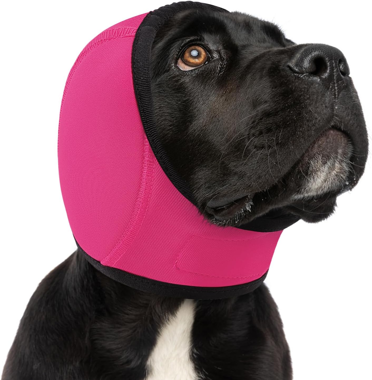 Dog Calming Hoodie - No Shake Ear Wraps for Dogs, Water Resistant Ear Cover Anxiety Relief, Noise Protection Ears Muffs for Firework, Grooming, Thunderstorms, Swimming, Bathing, Black S - Image 11