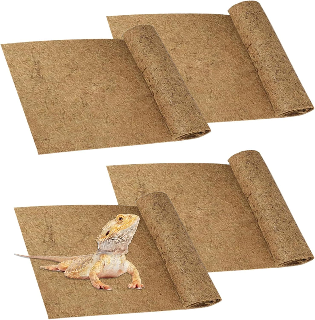 PINVNBY reptile carpet natural coconut fiber mat front view