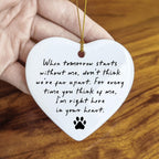 OFlyDesigns imported premium pet sympathy ceramic ornament product overview
