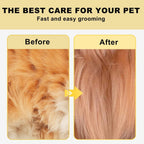 Professional grooming rake for long haired pets by Pet Republique