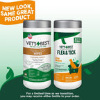 Vet's Best Natural Flea and Tick Wipes for Dogs, Plant-Based Wipes for Flea and Tick Prevention Certified Essential Oils, Pest Control for Kennels and Home Use, Made in USA, 50 Count - Image 9