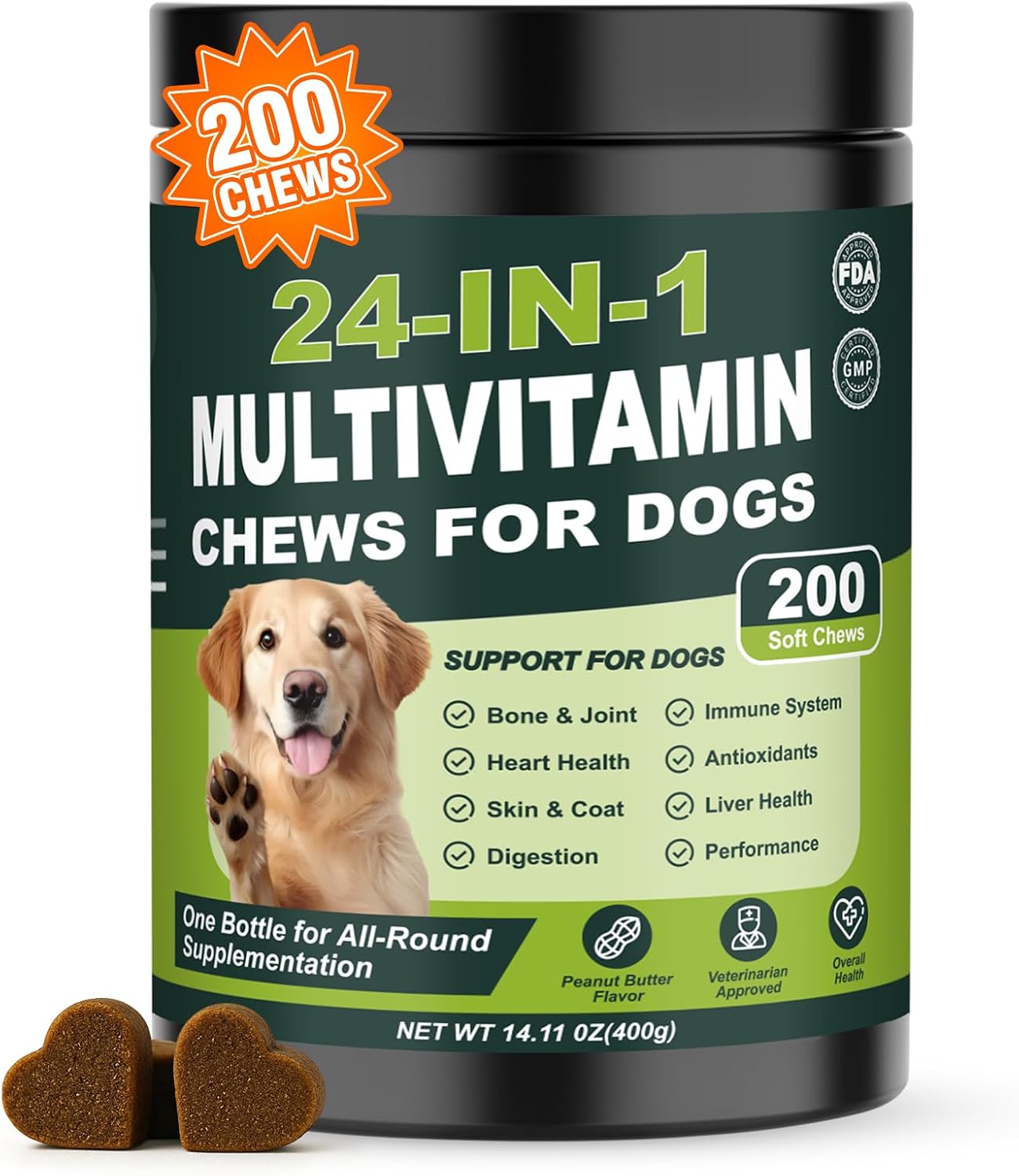 Tciika comprehensive all in one vitamins for senior dogs