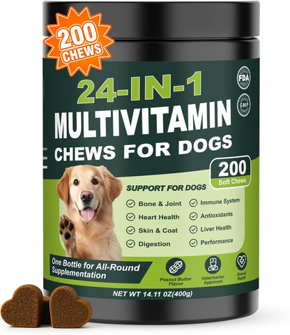 Tciika comprehensive all in one vitamins for senior dogs