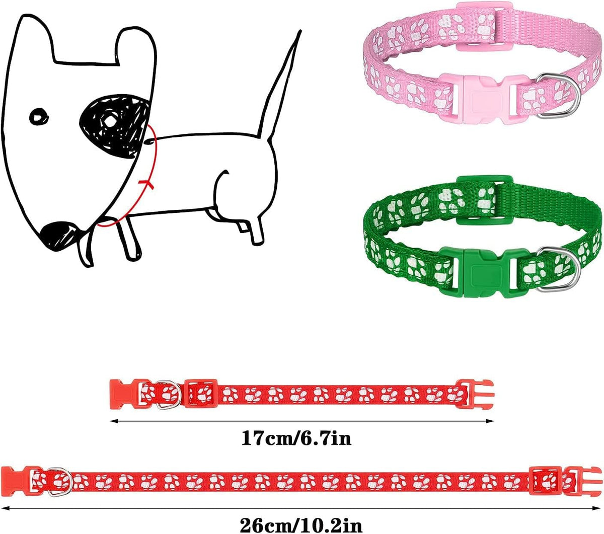 Close up of Chenkaiyang adjustable whelping collar buckle
