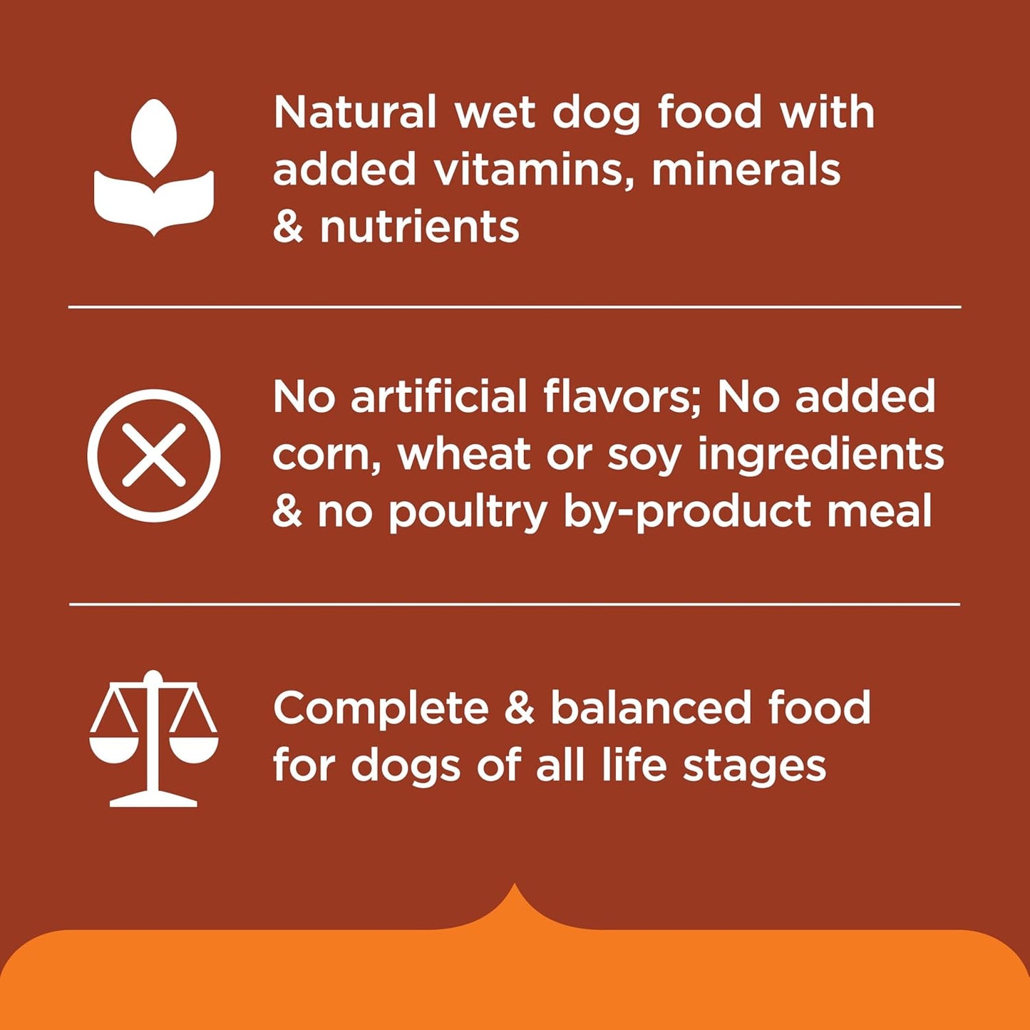 Hearty Beef Stew wet dog food recipe packaging details