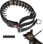 Mayerzon Martingale No Pull Collar for Medium Large Dogs German Shepherd Doberman Pitbull, Patented Anti Pull Correction Dog Collar for Safety Walking Training, Reflective, Adjustable(M/L, Army Green) - Image 10