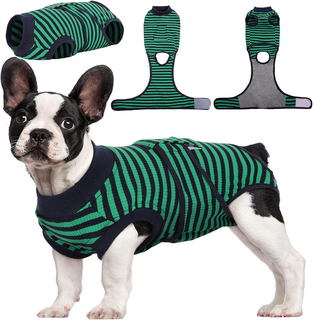 Kuoser Recovery Suit for Dogs Cats After Surgery, Professional Pet Recovery Shirt Dog Abdominal Wounds Bandages, Substitute E-Collar & Cone,Prevent Licking Dog Onesies Pet Surgery Recovery Suit - Image 9