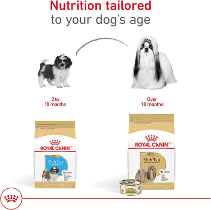 Tailor made adult shih tzu wet dog food for skin and coat care