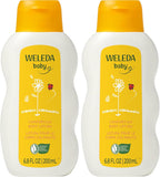 Weleda 6.8 Fluid Ounce soothing chamomile baby body milk.