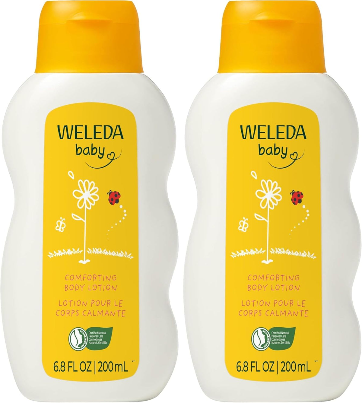 Weleda 6.8 Fluid Ounce soothing chamomile baby body milk.