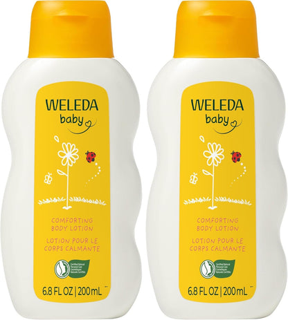 Weleda 6.8 Fluid Ounce soothing chamomile baby body milk.