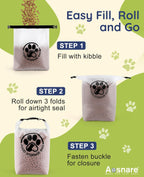 Aosnare pet travel bag showing leak-proof waterproof material texture