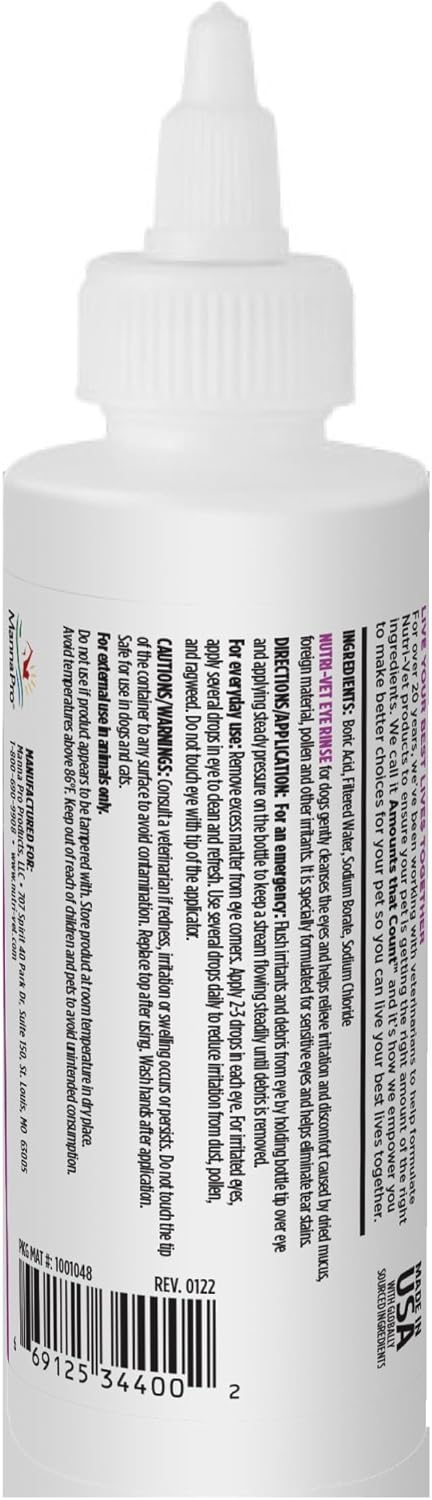Gently cleansing pet puppy supplies eye rinse bottle for daily dog grooming