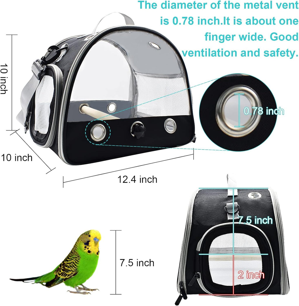 Wildox breathable bird transport bag with shoulder strap
