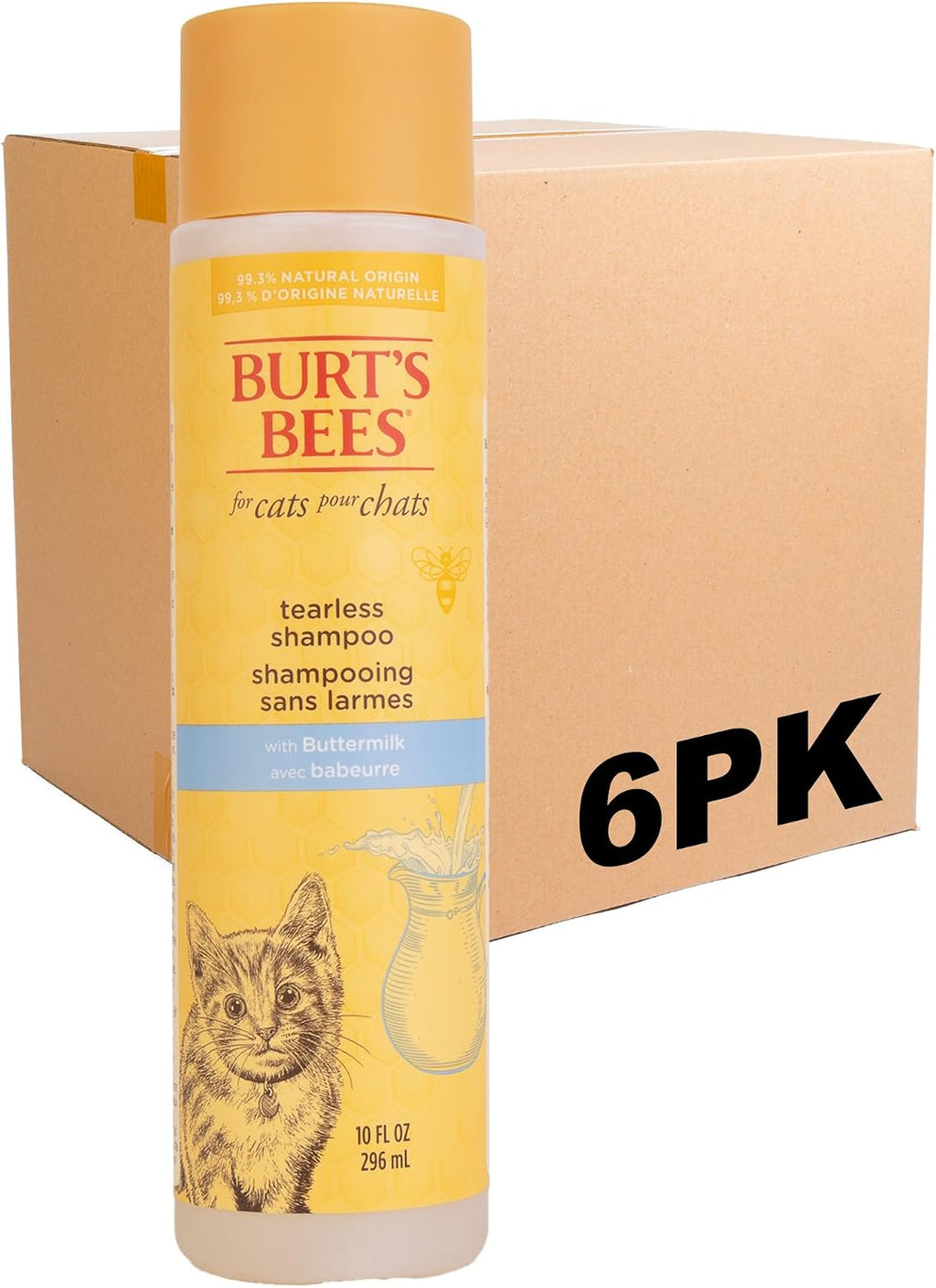 Burt's Bees for Pets Tearless Kitten Shampoo, Cat Wash, 10 Fl Oz - Image 13