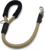 Dog Leash, Braided Rope Traction - Walking Training Lead for Medium/Large Dogs ((1/2") x 6FT, Black) - Image 12