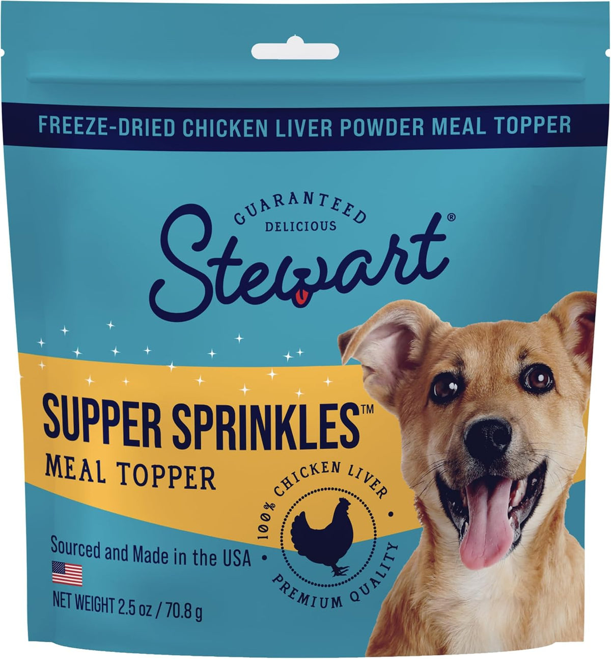 Stewart Supper Sprinkles Dog Food Topper, Beef Liver, 2.5 Ounce Resealable Bag, High Protein - Image 9