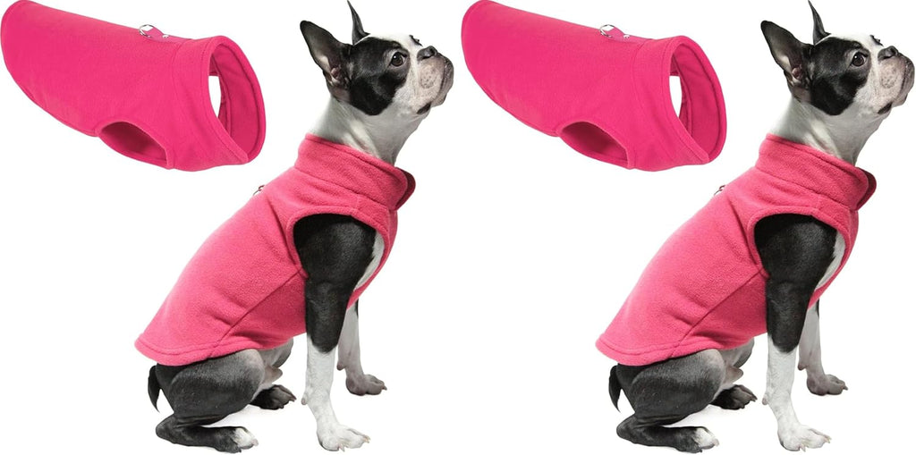 Gooby Fleece Vest Dog Sweater - Clay, X-Large - Warm Pullover Fleece Dog Jacket with O-Ring Leash for Small to Medium Dogs - Image 13